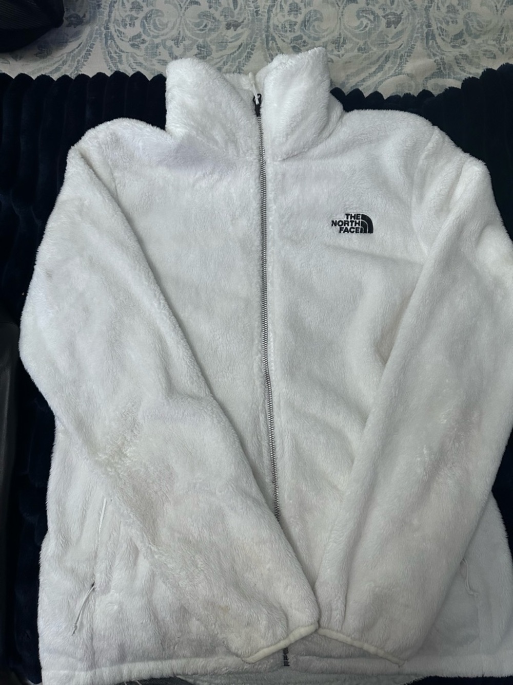 The North Face Cream Plush Fleece Jacket - Women's